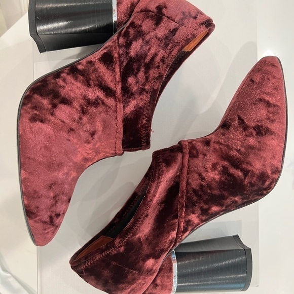 Philip Lim 3.1 Kyoto 105mm ankle boots w/ heel insert Syrah sz 36 EUC !!! - Picture 13 of 15